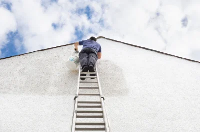 Peinture extérieure à Précilhon — façades et ravalement
